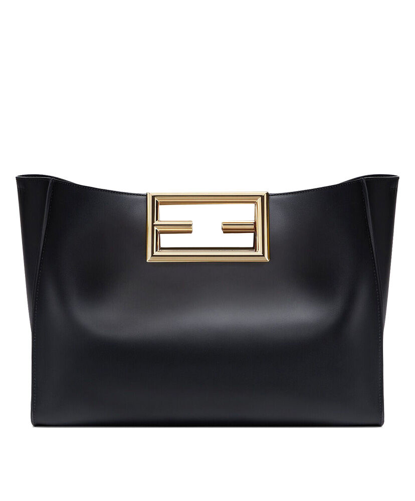 Fendi Way Large Shoulder Bag 8BH391 Black